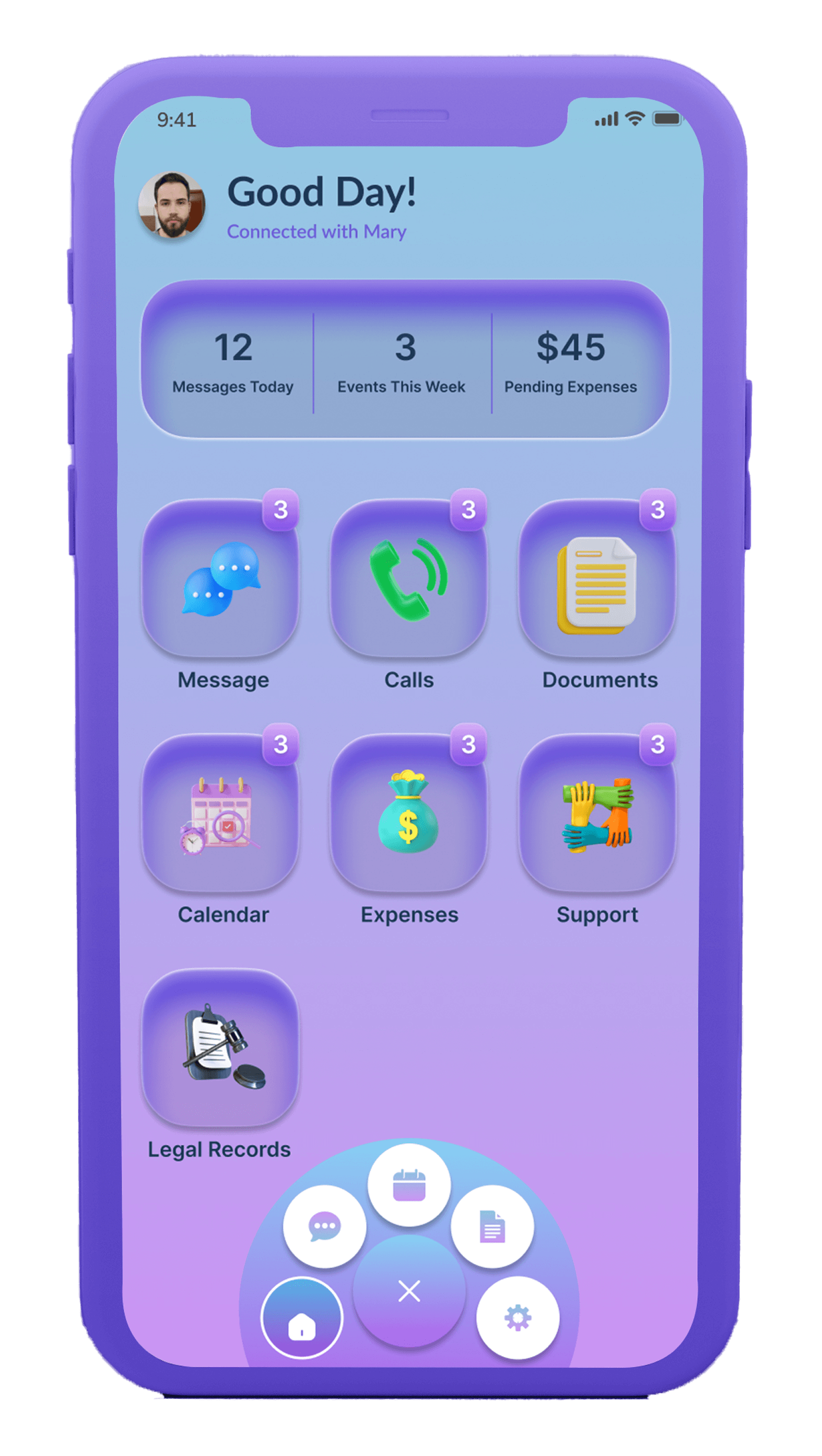 App Dashboard Mockup